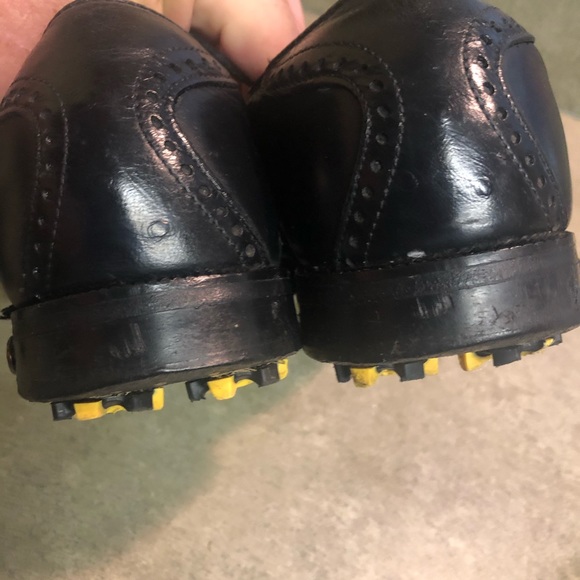 FootJoy Classic Premier black Ostrich golf shoes - Picture 4 of 8